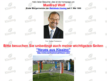 Tablet Screenshot of manfredwolf.de